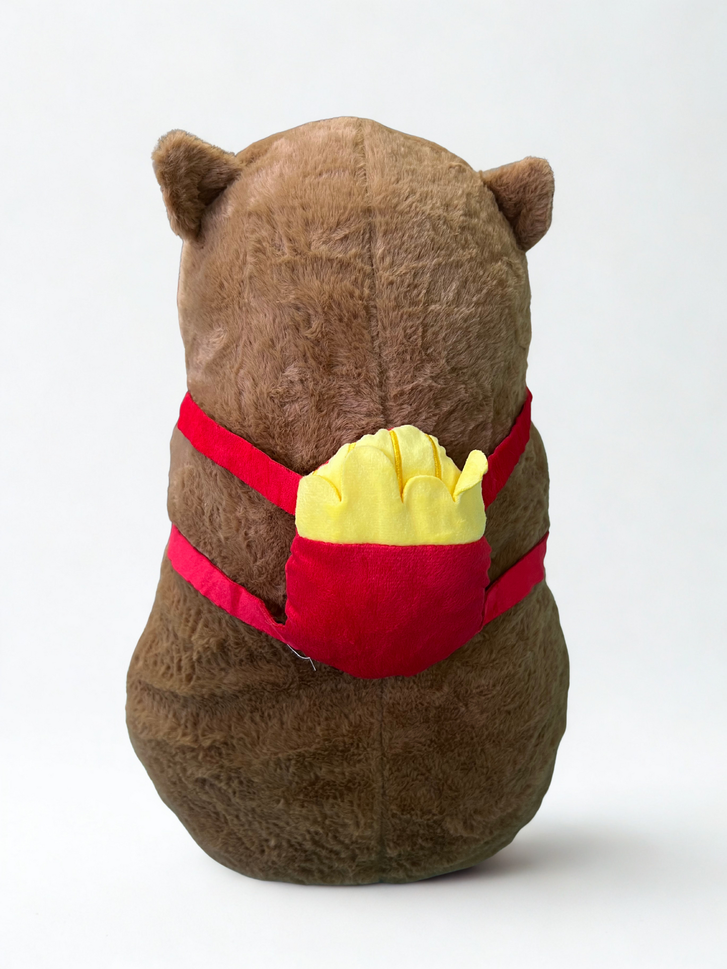 capybara fries collector series plush – cute fries backpack buddy