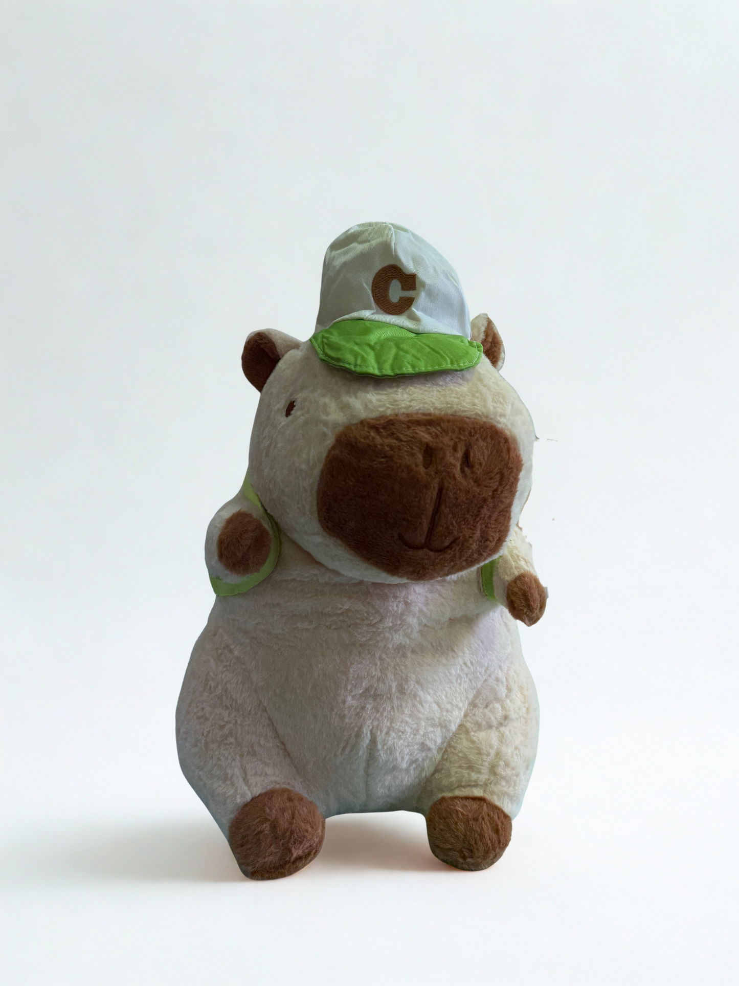 capybara collector series tennis - plush toy – soft green sports backpack