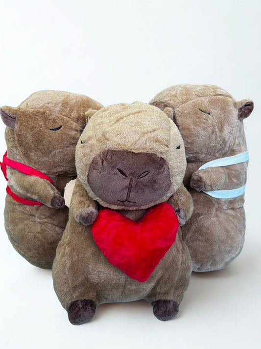 Capybara Collector Series Plush Toy Cupid Love Heart – Cute Soft Gift for Kids & Adults