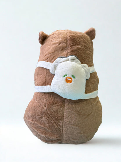 Capybara Collector Series Plush Toy – Cute Kawaii Soft Dumpling Backpack Bag
